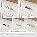 Franklin Brass 3-Inch Victorian Glass Kitchen or Furniture Cabinet Hardware Drawer Handle Pull, Clear, Packaging May Vary