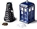 Doctor Who TARDIS vs Dalek Salt and Pepper Shaker - BBC Licensed