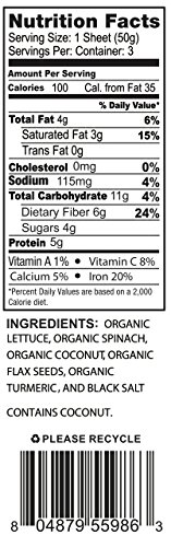 Organic Veggie Wraps - Veggie Life Wraps by Wrawp | Perfect for Wraps, Sandwiches, Crackers, Side Bread or a Simple Snack