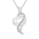 LGSY 925 Sterling Silver Heart Twisted Love Cage Pendants Crafting Charm for DIY Necklace Bracelet Jewelry Making