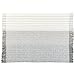 Rivet Oversized Ombre Stripe Brushed Weave Throw Blanket, 60