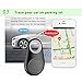 Daxin Smart Bluetooth Tracer GPS Locator Tag Alarm Car Bag Key Pet Dog Tracker Black