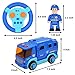 JOYIN Remote Control Take Apart Fire Truck & Police Car, Fire Trucks for Boys with Built-in Lights and Sounds & Drill, STEM Assembly Vehicle Toy, Firetruck Toys for Kids 3-8, Kids Fun Gifts
