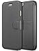 iPhone 6/6S Plus Leather Wallet Plastic Case with Credit Cards Slot and Metal Clip, TAKEN DIRECT Apple i Phone 6S Flip Cover, Vintage and Fashion, Durable and Shockproof Holster, 5.5 Inch (Gray)