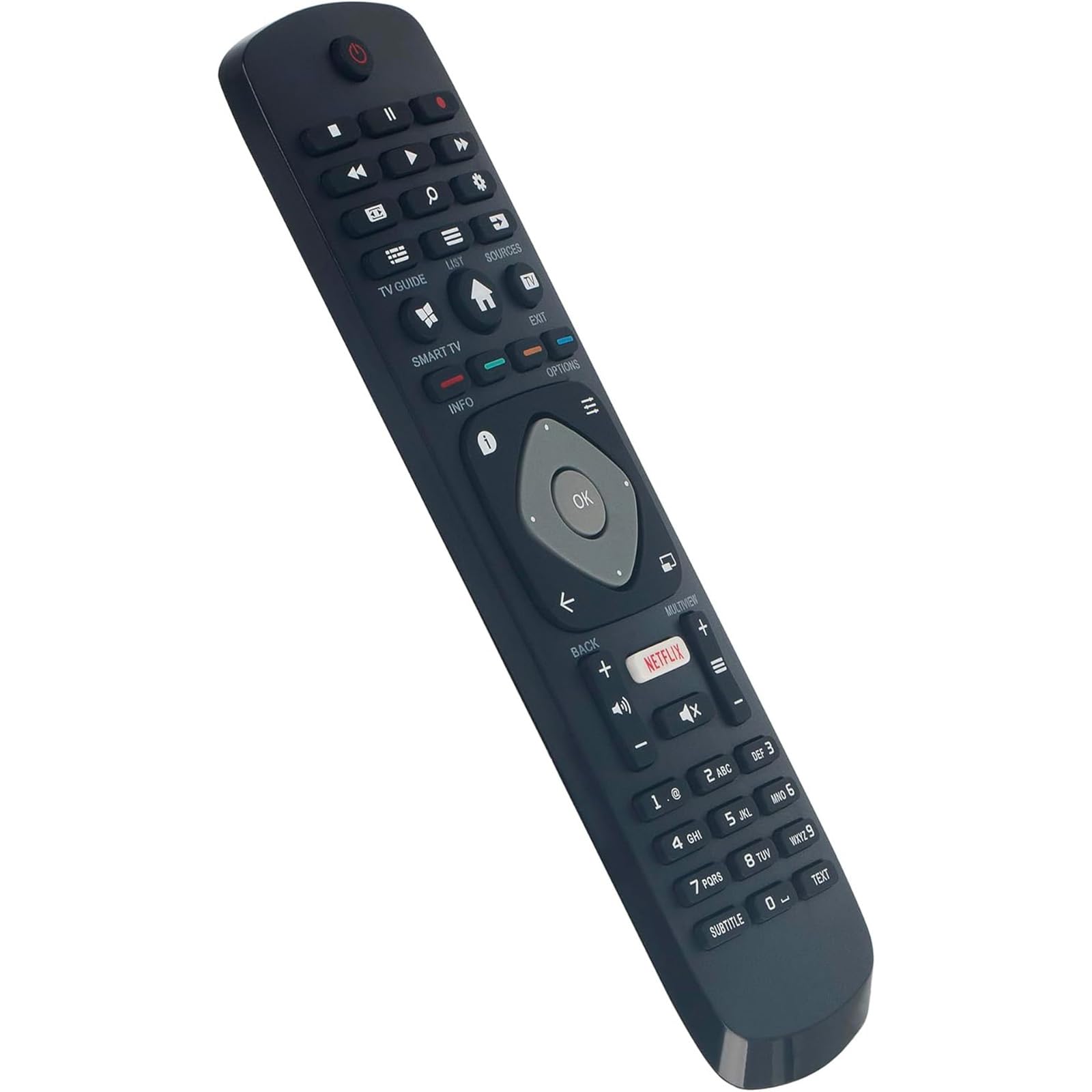 VINABTY Replacement Remote Control fit for Philips 6000 6500 series 4K UHD LED Smart TV 50PUS6523 55PUS6523 65PUS6523 50PUS6162/05 43PUS6162 49PUS6162 50PUS6162 55PUS6162 65PUS6162 43PUS6262