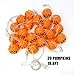 TONOS Pumpkin String Lights 40 LEDs 17 ft Halloween Jack-O-Lantern Pumpkin Lights for Halloween Party - Solar Powered No Battery Needed