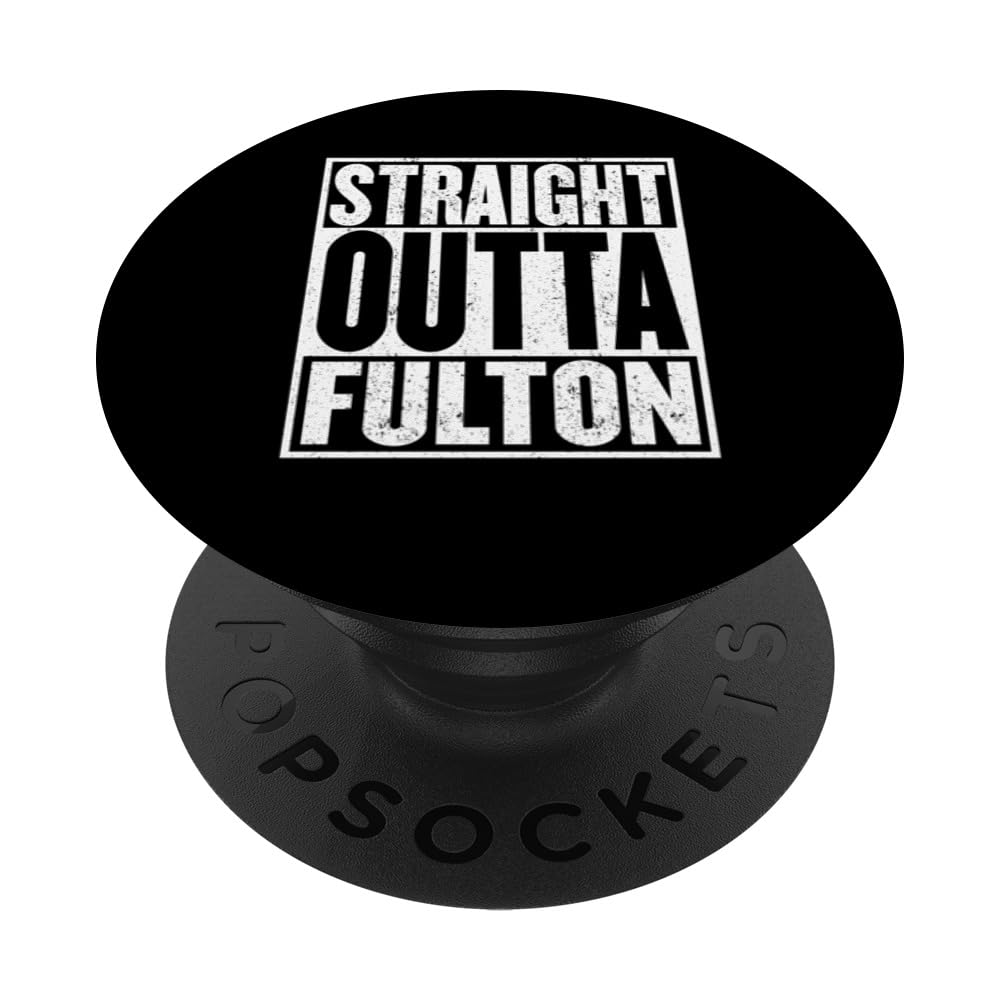 Straight Outta Fulton County Inmate Mugshot Trump Mug Shot PopSockets Swappable PopGrip