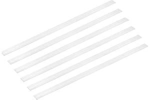 MECCANIXITY 6 Pcs Square Aluminum Flat Bar, 5/64" (2mm) Thick x 25/32" (20mm) Width x 16" (406.4mm) Long 6061 Aluminum Flat P