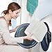 vivamoos Shower Bath Sponge & Ergonomic Bathtub Pillow, Supports Spa Pillow for Head and Back, Comfy Hot Tub Pillow with Mesh Cushion for Jacuzzi Bubble Soaking Bath at Home and Hotel, Pure White