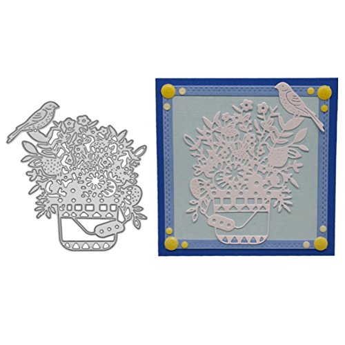 Morrivoe DIY Scrapbooking Flower Heart Metal Cutting Dies Stencils Album Paper Card Craft Cardmaking