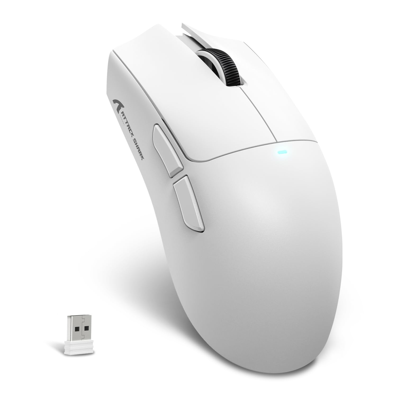 ATTACK SHARK X11SE Ultra-Light Wireless Gaming Mouse,Tri-Modes BT5.2/Type-C Wired/2.4G,PixArt PAW3311 Gaming Sensor,22KDPI,5 Programmable Buttons for Laptop,PC,Mac Gamer(White)