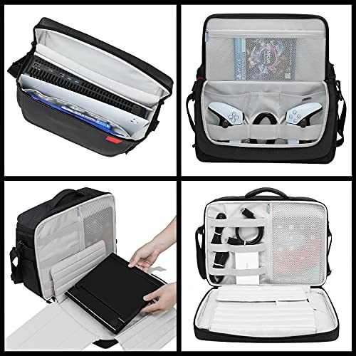 BUBM Console Carrying Case for PS5, PlayStation 5 Protective Shoulder