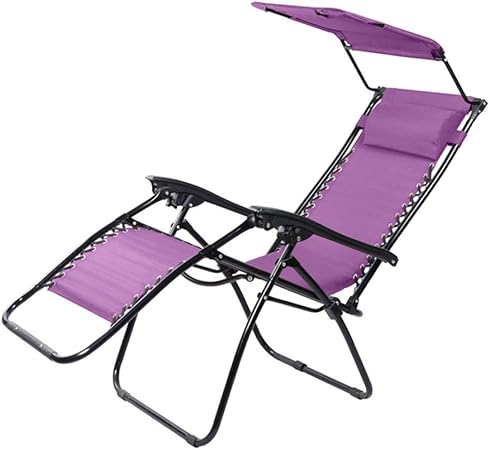 reclining lawn chair with canopy