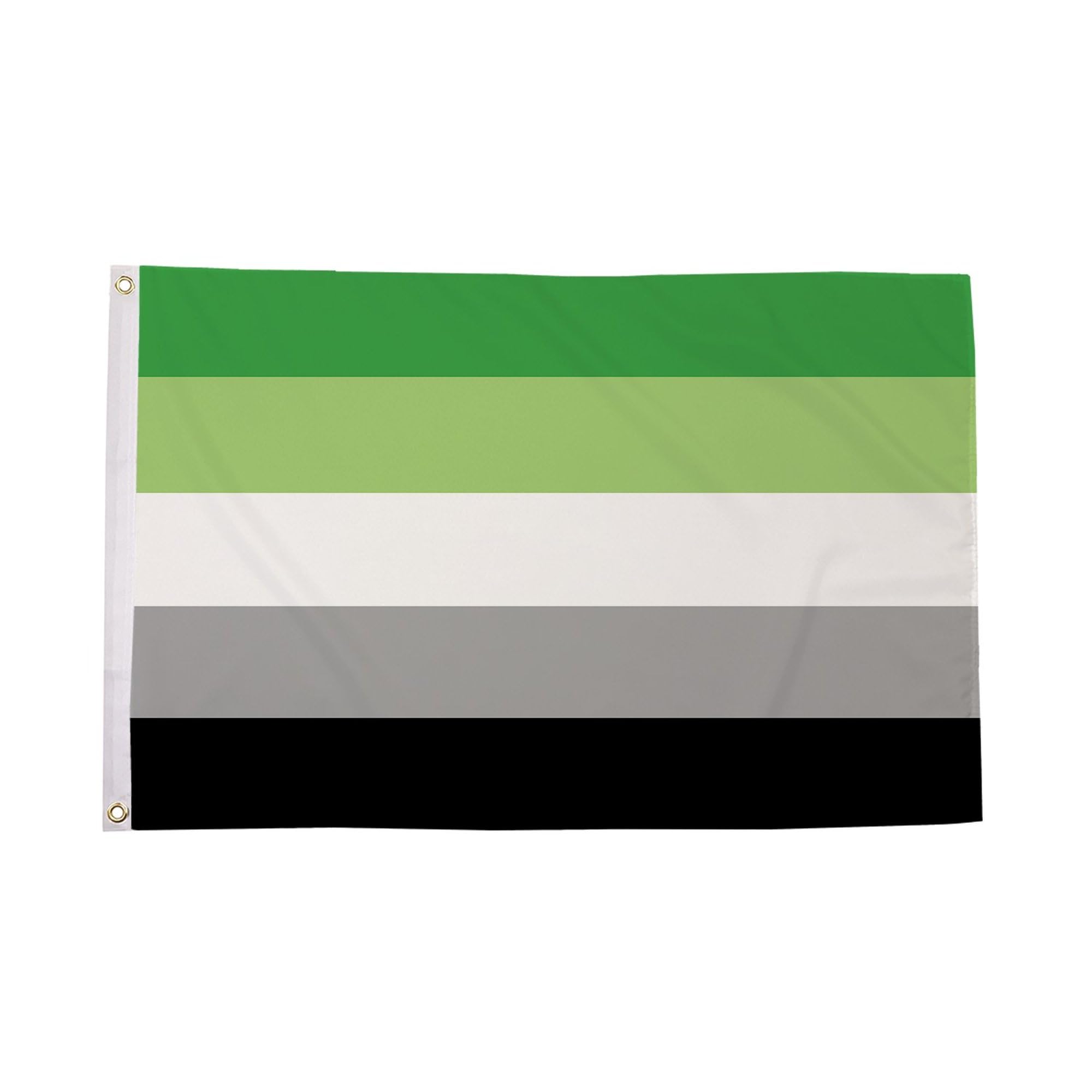 Asexual Aromantic Ace Aro 100% Polyester Material Flag 5ft x 3ft (150 x 90 cm)