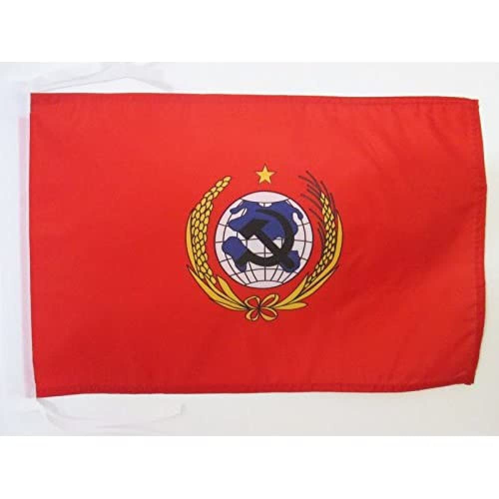 AZ FLAG - Chinese Soviet Republic 1931-1937 Flag - 18'' x 12'' - 100% Polyester Jiangxi Soviet Republic of China Small Banner with Two Cords - Fade Resistant - Vivid Colors - 18x12 in - 45x30 Cm — image 1