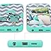ULAK iPod Touch 7th Generation Case, iPod 6 Case, iPod Touch 5 Case, Heavy Duty Protective High Impact Design Summer Case Hybrid Skin Cover for iPod 5th/6th/7th Generation, Mint Green