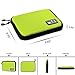 Universal Electronics Accessories Organizer, Travel Accessories Cable Cord Gadget Gear Storage bag,Electronics Travel Organizer Bag (M, Green)