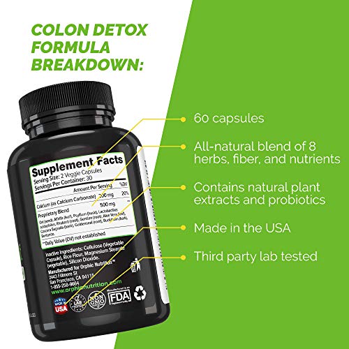 Colon Cleanser Detox for Healthy Weight & Bloating Relief 15 Day Fast