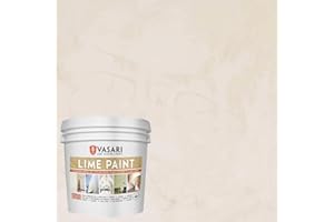 VASARI Lime Plaster & Paint | LIME PAINT | Made from Natural Lime and Powdered Marble | color: Fossil #15 | size: 1 Gallon