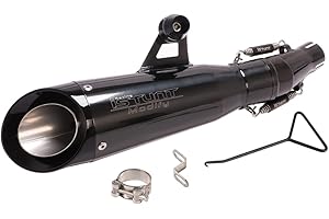 ISTUNT YOSAYUSA Motorcycle Slip On Exhaust System 51mm/2" Inlet Muffler Pipe for KAWASAKI Ninja 250 Z300 Z250 Ninja 250R EX250 Kawasaki EX300 Ninja 300