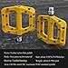 FOOKER MTB Pedals Mountain Bike Pedals 3 Bearing Non-Slip Lightweight Nylon Fiber Bicycle Platform Pedals for BMX MTB 9/16