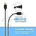 Phone Cable Charger 3Pack 3FT/6FT/10FT USB Charger Cord Lectrus Charging Cable Data Nylon Braided 8pin Compatible for iPhone X/8/8Plus/7/7Plus/6s/6sPlus/6/6Plus/5/5S/5C/SE/iPad Air and More