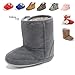 HLM Baby Shoes Sneakers Winter Infant for Girls Boys Canvas Cotton Fleece Brown Red Blue Pink -Deeply Discounted Price - Buy 2, Get 10% Off & Buy 3, Get 15% Off