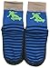Marilyn Boys Non Skid Slipper Socks Leather Sole Moccasin (4T-5T) Scateboard