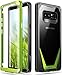 Poetic Galaxy Note 8 Case, Guardian [Scratch Resistant Back] [360 Degree Protection] Full-Body Rugged Clear Hybrid Bumper Case with Built-in-Screen Protector for Samsung Galaxy Note 8 Black/Green