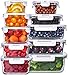 Glass Food Storage Containers with Lids - Glass Meal Prep Containers Glass Containers For Food Storage with Lids 20 Pcs. Glass Storage Containers with Lids Glass Food Containers Glass Lunch Containers
