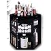 Hicollie Makeup/Cosmetic Organizer 360 Rotating/Revolving Cosmetic Storage Tabletop Big Capacity Carousel New Sturdy Stylish Black