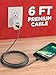 PowerBear Lightning Cable 6 ft [MFI Certified] Premium Braided iPhone Charger Cable