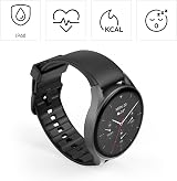 Hama 8900 Smart Watch GPS AMOLED 43mm Black Telephone Alexa Features view 2