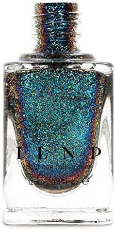 'Ilnp Cold Fusion (H) – Blue, Teal and Purple Holographic Ultra Chrome Color Shifting Flakie Nail Polish by Ilnp Cosmetics, Inc. "