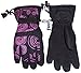 N'Ice Caps Kids Scroll Print Waterproof Thinsulate Insulated Winter Snow Gloves