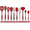 Newox-Silicone-Utensil-Set-10-Piece-Kitchen-Gadgets-Cooking-Cookware-BBQ-Tools-Red Newox Silicone Utensil Set 10 Piece Kitchen Gadgets Cooking Cookware BBQ Tools (Red)