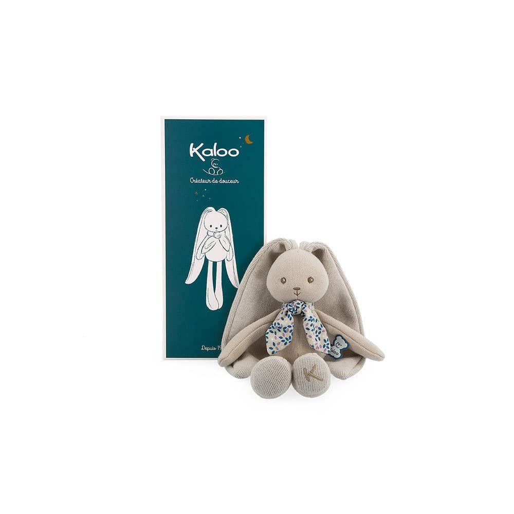 Kaloo - Lapinoo - Rabbit Doll - Baby’s Soft Toy - Beige Colour - 9.8"/25 cm - Ultra-Soft material - Gift Box - From Birth Onwards - K972204