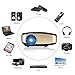 Wireless WiFi Video Projector DIWUER Full HD 1080P Projector Portable Mini Projectors Support Airplay Mira-cast Wireless Display for Home Theater Game Movie