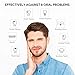 DLIUZ 220ml Water Flosser Professional Cordless Dental Oral Irrigator - Portable and Rechargeable FL-V8 Waterproof 3 Modes Water Flossing with 3 Interchange Nozzles for Home and Travel (Black)