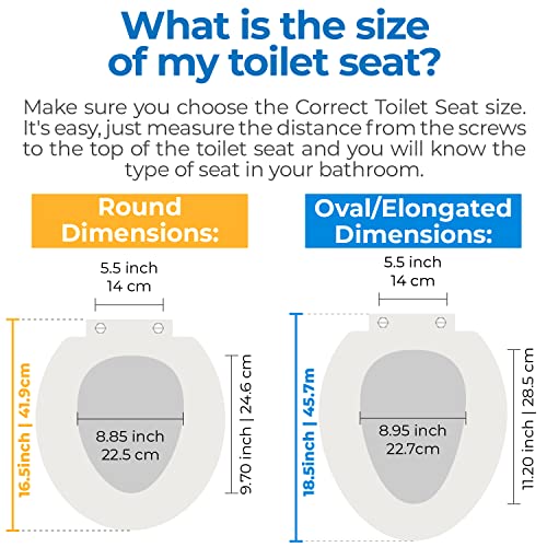 Transparent Fish Aquarium Round Standard Size Toilet Seat with Cover Acrylic Seats.(Clear"17