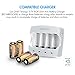 Arlo Certified: Tenergy 3.7V 650mAh Arlo Batteries, Fast Charger for Arlo Wireless HD Cameras (VMC3030/VMK3200/VMS3330/3430/3530). UL/UN/CE/FCC Listed (12 Pcs)