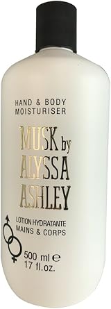 Alyssa Ashley Musk Hand & Body Lotion 500ml Floral Woody Musk Fragrance view 5