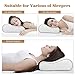 LUXFFY Memory Pillow, Adjustable Sandwich Memory Foam Pillow for Sleeping, Cervical Pillow for Neck Pain, Orthopedic Contour Pillow for Back, Stomach, Side Sleepers, CertiPUR-US
