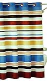 Hookless Fabric Shower Curtain - Century Stripe