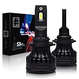 SiriusLED S3 9006 LED Headlight Bulb New Full Aluminum Structure 8000 Lumen Extremely Bright White 6000K Conversion Kit 2018 New