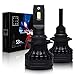 SiriusLED S3 9006 LED Headlight Bulb New Full Aluminum Structure 8000 Lumen Extremely Bright White 6000K Conversion Kit 2018 New