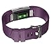 RRedTaro Replacement Bands Compatible with Fitbit Charge 2, Classic & Special Edition Adjustable Sport Wristbands for Fitbit Charge 2 Women Men Large Small Purple Plum