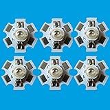 10 PCS 3W RGB Color High Power LED Light Emitter 4 pins with 20mm Star Base