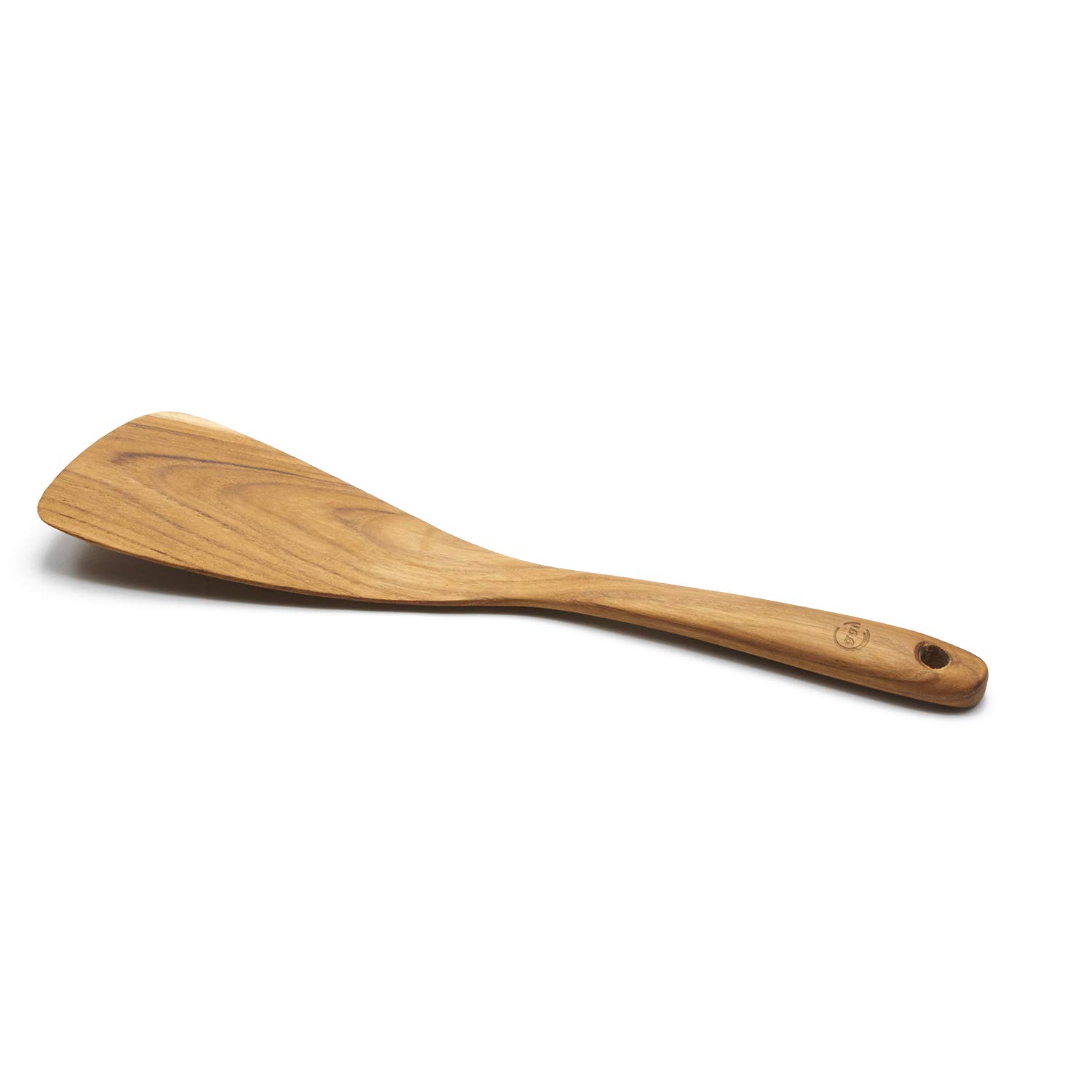 FAAY 11.5 Inch Left Hand Teak Wood Spatula/Turner | Versatile Spatula, Durable, Healthy and High Moist Resistance for Non Stick Cookware