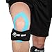 FUYERLI Patella Knee Strap for Knee Pain Relief - Patellar Tendon Brace Support for Hiking, Running, Tennis, Volleyball- Knee Straps (2 Pack) & Knee Tape (Free Pre Cut Kinesiology Tape)